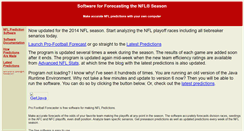 Desktop Screenshot of nfl-forecast.com