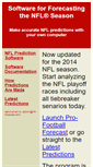 Mobile Screenshot of nfl-forecast.com